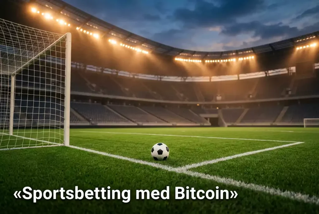 Bitcoin sportsbook med live sportsbetting og BTC-innskudd