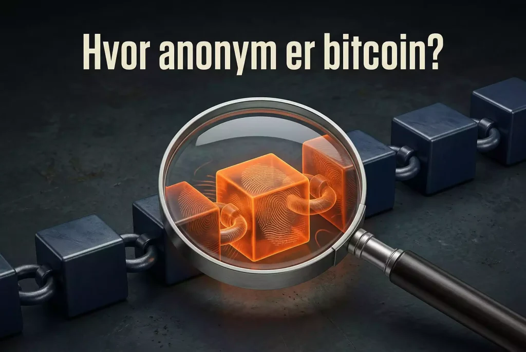 Forstørrelsesglass over blockchain-kjede – personvern og anonymitet ved bitcoin betting
