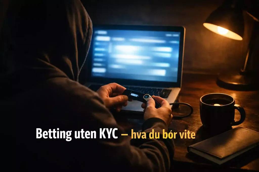 Anonym betting med bitcoin uten KYC-verifisering